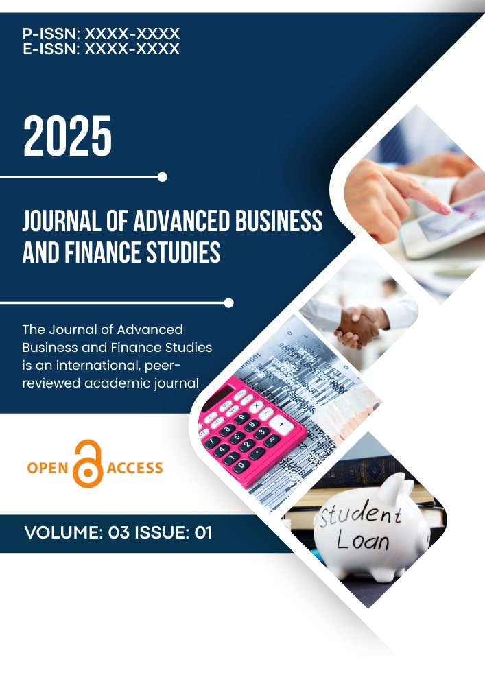 					View Vol. 3 No. 1 (2025): Journal of Advanced Business and Finance Studies
				
